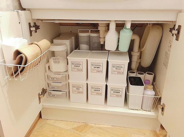 一直被忽視的水槽柜，竟可以收納這么多物品