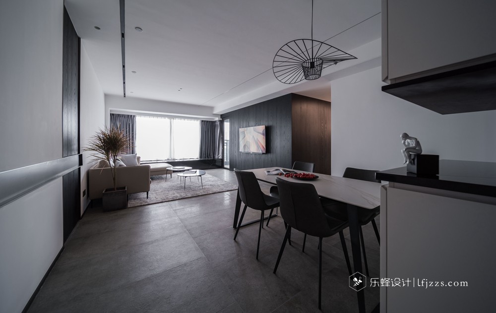 香山美墅125平黑白灰極簡風(fēng)實(shí)景圖！