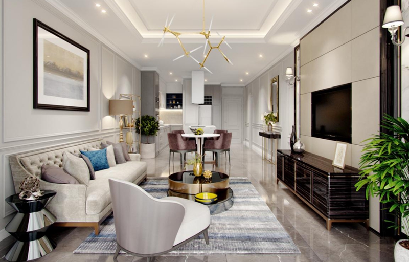 瀾灣花園簡(jiǎn)歐風(fēng)格，呈現(xiàn)出摩登美學(xué)