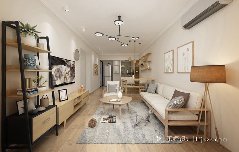 日式風(fēng)格71平米小戶型，另有乾坤