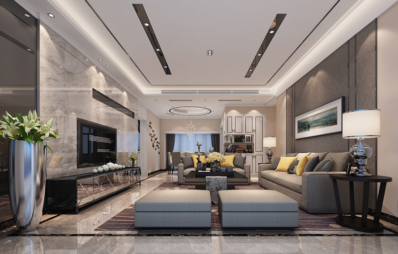 金眾云山棲140平現(xiàn)代輕奢