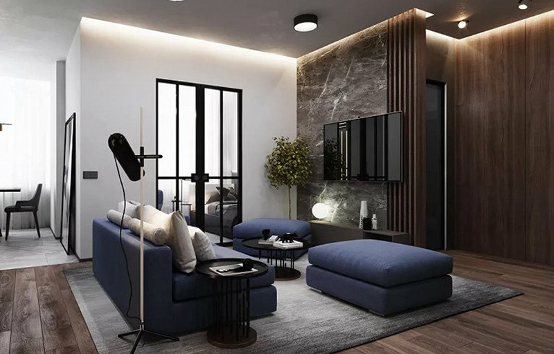 領(lǐng)翔華府75平輕奢，奢華與簡約之美