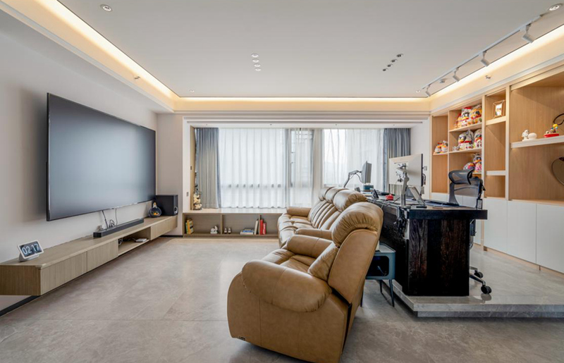 京基御景峯165平現(xiàn)代簡約