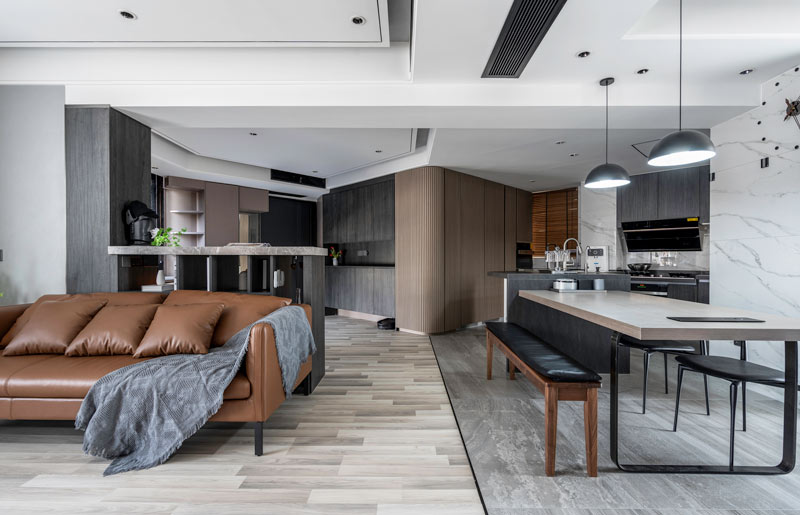 恒安花園125平現(xiàn)代簡(jiǎn)約風(fēng)格裝修