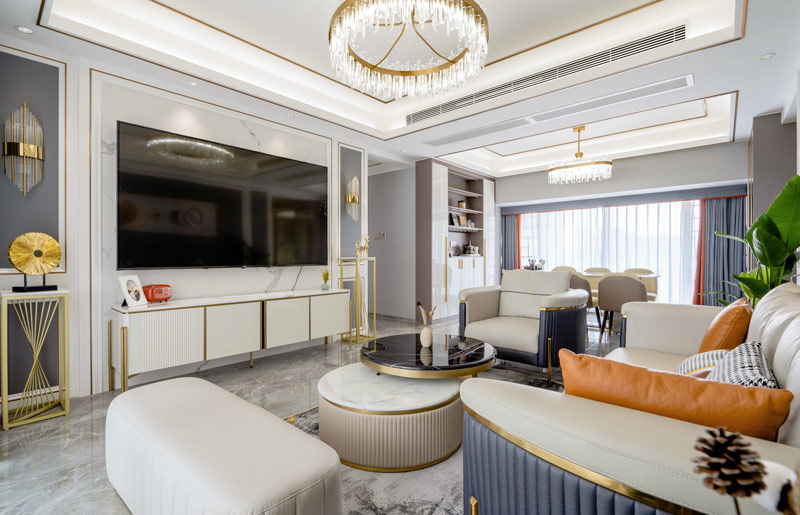 壹城中心九區(qū) 139㎡ 現(xiàn)代輕奢風(fēng)格裝修