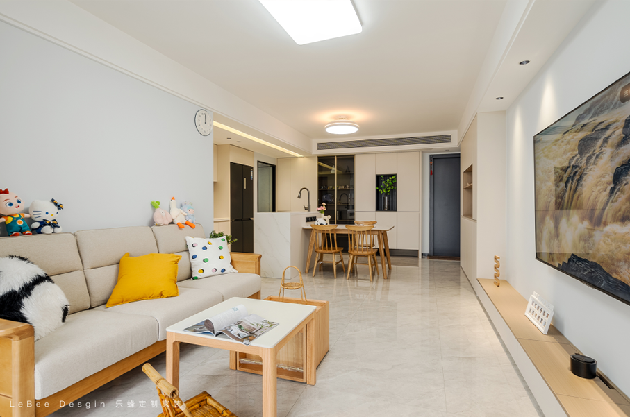 深圳. 梧桐山新居| 90㎡現(xiàn)代簡約，小戶型救星！實用與高級感并存！